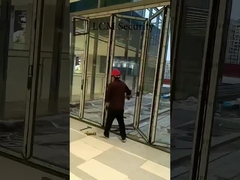 Aluminium-Klar-Faltglas-Fenster Wärmedämmung angepasst