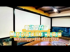 Schlanke Aluminium-Gehäuse Fenster Schwingung Öffnung Pulverbeschichtung