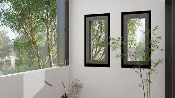 Anpassung Aluminium-Oberhang Fenster Glas Aluminium-Patio-Fensterverkleidung