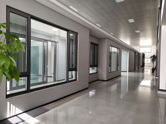 Moderne schalldichte Fenster aus Aluminium-Pulverbeschichtung