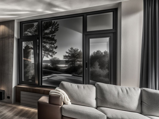 Glas-Storm-Gehäuse-Fenster-Boden-Häng-Aluminium-Türfenfenster