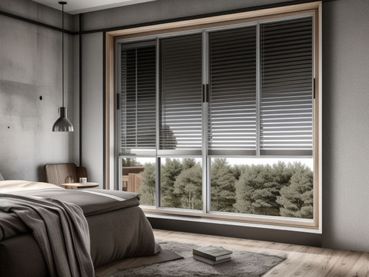 OEM Pulver beschichtet Aluminium Schiebefenster Leichtgewicht für moderne Häuser