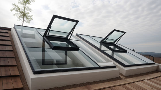 OEM / ODM Aluminium-Spitzenfensterhersteller für Gebäude
