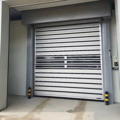 Silberner Aluminium-Rollenschleifer Türrahmen Gewerbliche Rolltür Lüftung