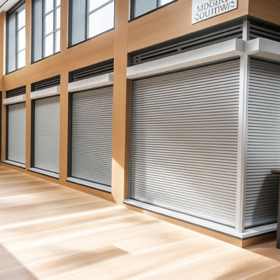 Wohnraum Aluminium-Rolltür Gewerbliche Aluminium-Legierungsrahmen-Tür