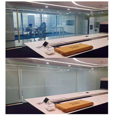 Einfach zu reinigen Wechselbare Privatsphäre Glas anpassbar gehärtet Opaque Wechselglas